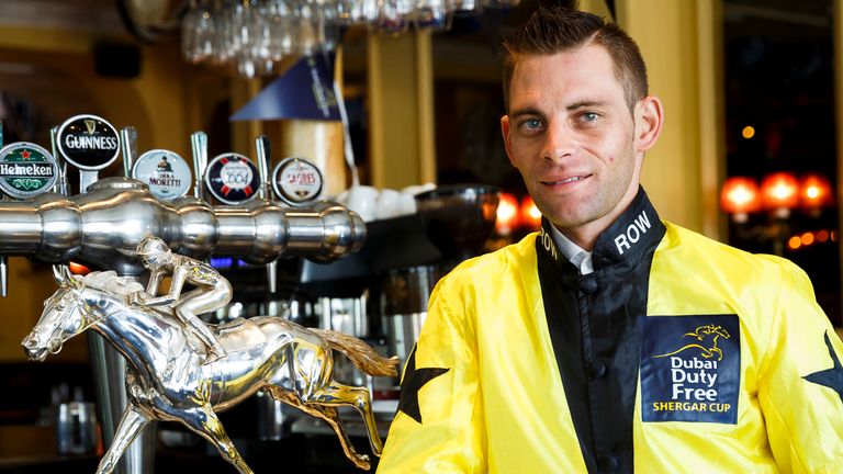 Jockey Gavin Lerena: Took part in the 2016 Shergar Cup