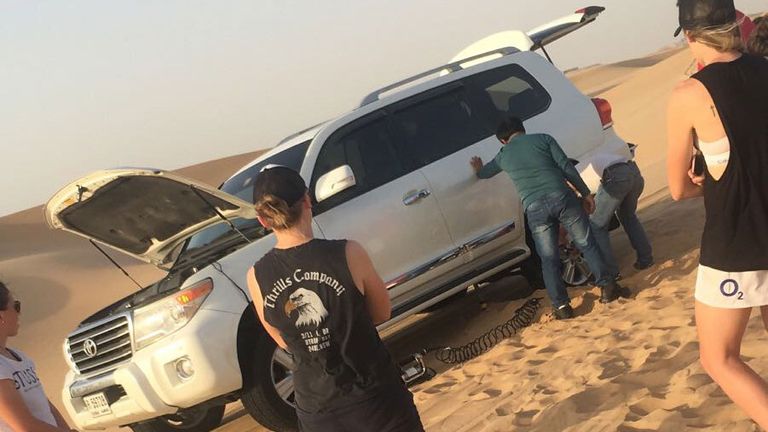 Safari and no further - our dune adventure came to a sudden stop!