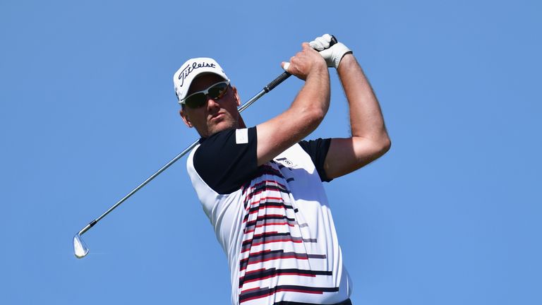 SCIACCA, ITALY - MAY 20:  Robert Karlsson of Sweden tees off during day three of The Rocco Forte Open at Verdura Golf and Spa Resort on May 20, 2017 in Sci