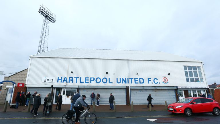 HARTLEPOOL, ENGLAND - JANUARY 09:  A general view of the stadium prior to the Emirates FA Cup third round match between Hartlepool United and Derby County 