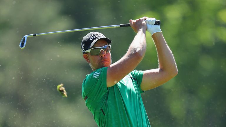 Henrik Stenson during day two of the BMW PGA Championship at Wentworth