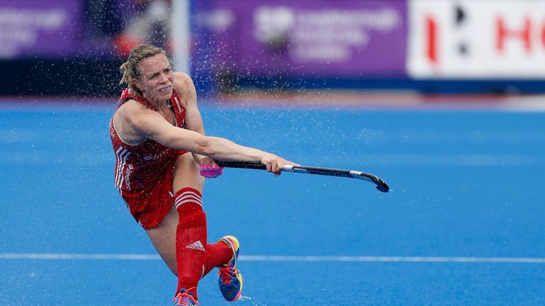 Great Britain's Kate Richardson-Walsh during the pool match between Argentina and Great Britain on day one of the FIH Women's Champions Trophy