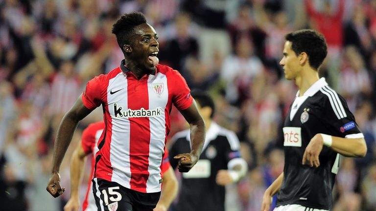 Athletic's Iñaki Williams was born to African parents in BIlbao