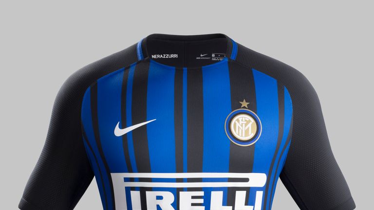 Inter Milan's new home kit for 2017/18 by Nike
