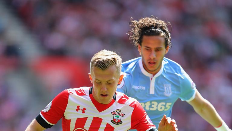 James Ward-Prowse in action at St Mary's