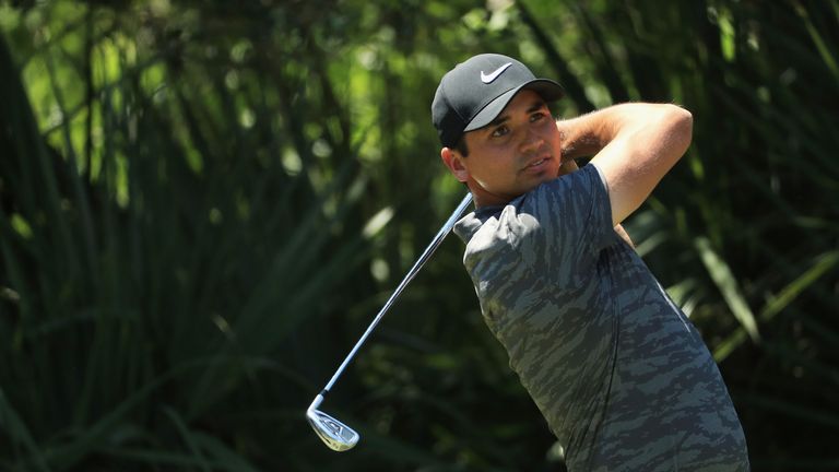 PONTE VEDRA BEACH, FL - MAY 12:  Jason Day of Australia plays his shot from the fifth tee during the second round of the THE PLAYERS Championship at the St