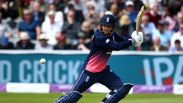 Jonny Bairstow hit 72 not out from 44 balls as England racked up 328-6 from their 50 overs
