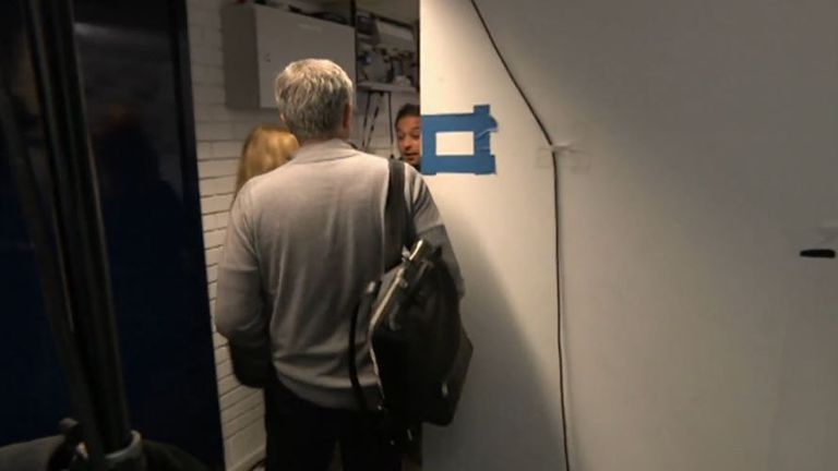 Jose Mourinho walked out of his interview with Sky Sports' Geoff Shreeves