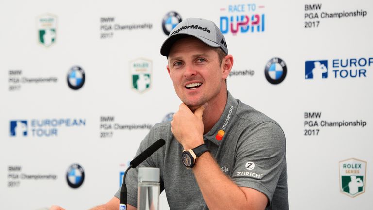 Justin Rose during the BMW PGA Championship Pro-Am at Wentworth