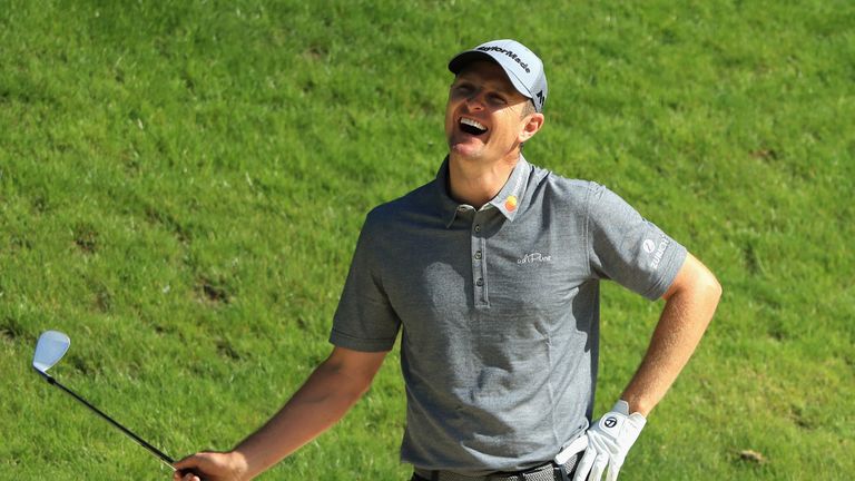 Justin Rose during the BMW PGA Championship Pro-AM at Wentworth