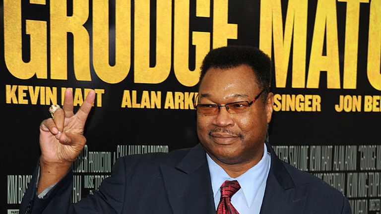 Former professional boxer Larry Holmes
