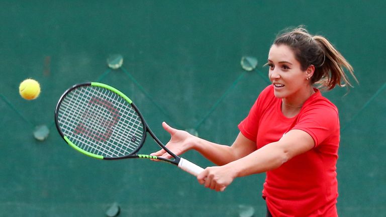 Laura Robson looks to be flying again after injury problems 