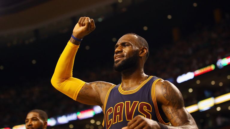 LeBron James and Cleveland are on top in the Eastern Conference Finals