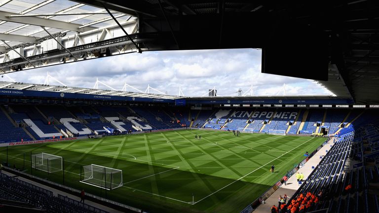 LEICESTER, ENGLAND - AUGUST 20:  General View from inside the stadium prior to kick off during the Premier League match between Leicester City and Arsenal 
