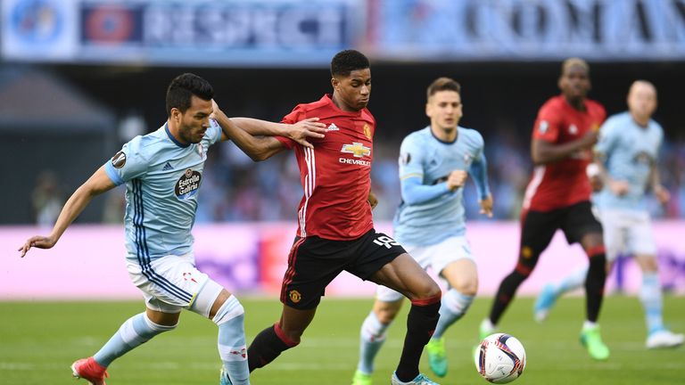 Man Utd host Celta Vigo in their Europa League semi-final second leg on Thursday