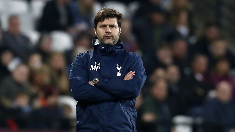 Mauricio Pochettino suffered a frustrating evening at the London Stadium