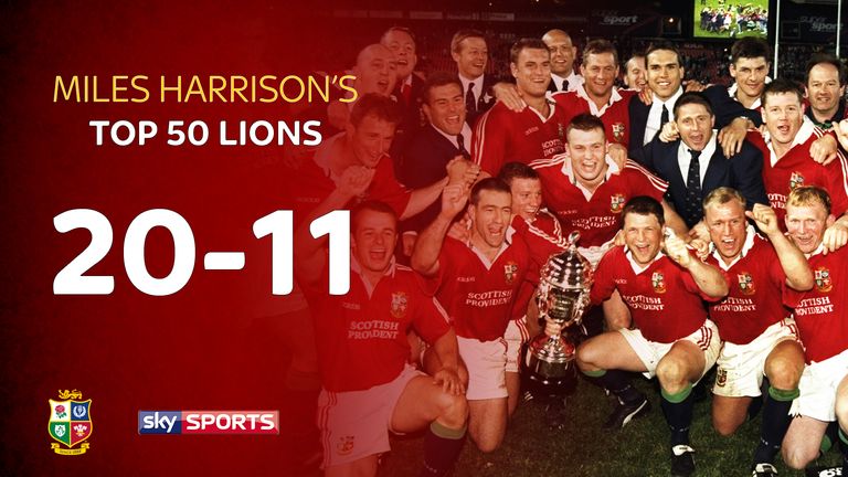 Miles Harrison is picking his 50 greatest Lions in the build-up to the tour to New Zealand