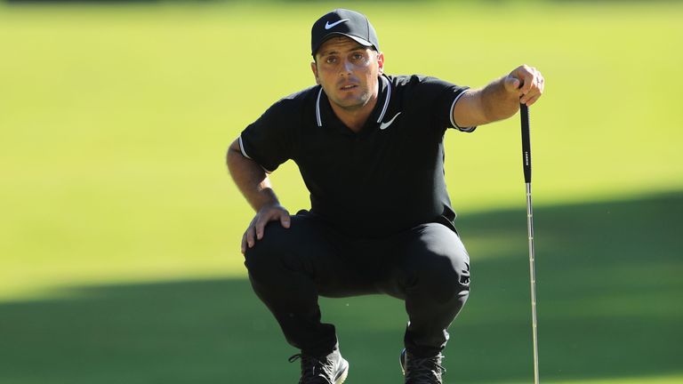 Francesco Molinari missed out on an eagle on the 18th hole on Friday