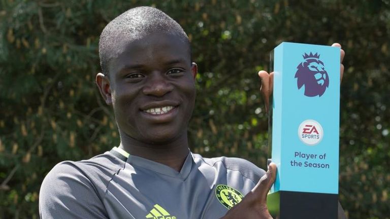 N'Golo Kante has enjoyed a great season in the Chelsea midfield (pic from @premierleague)