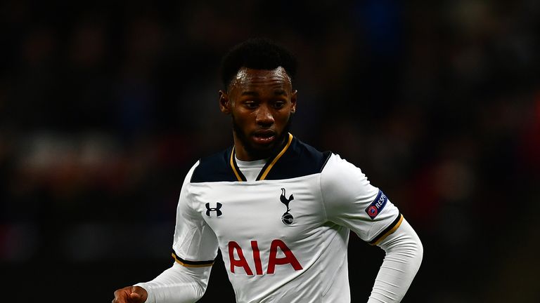 Georges-Kevin N'Koudou of Tottenham Hotspur in action during the UEFA Champions League match between Tottenham Hotspur FC a