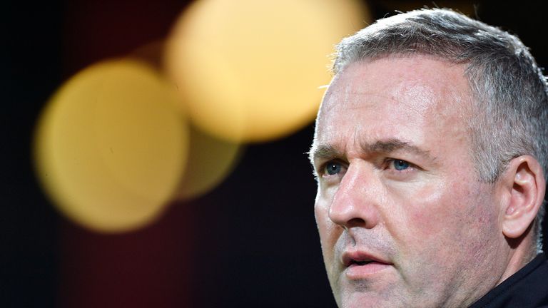 Paul Lambert during the Sky Bet Championship match between Brentford and Wolverhampton Wanderers on March 14, 2017