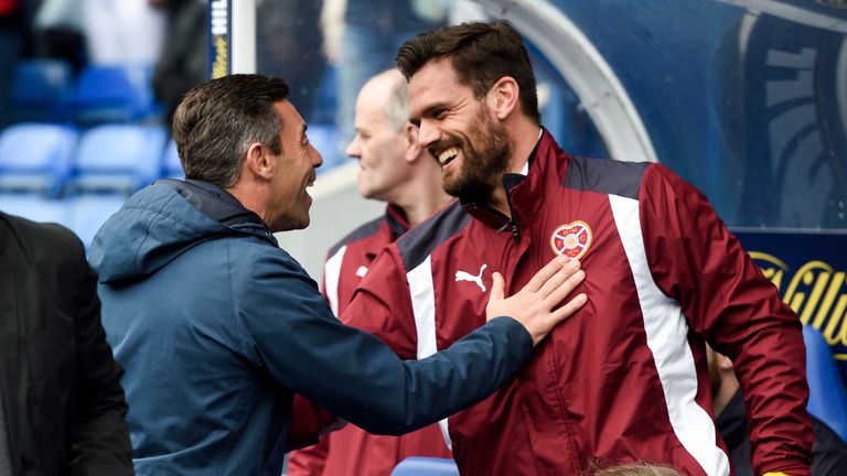 Rangers boss Pedro Caixinha says he is not moving for Hearts' Alexandros Tziolis