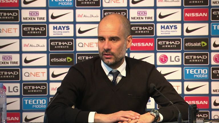 Pep Guardiola press conference Manchester City