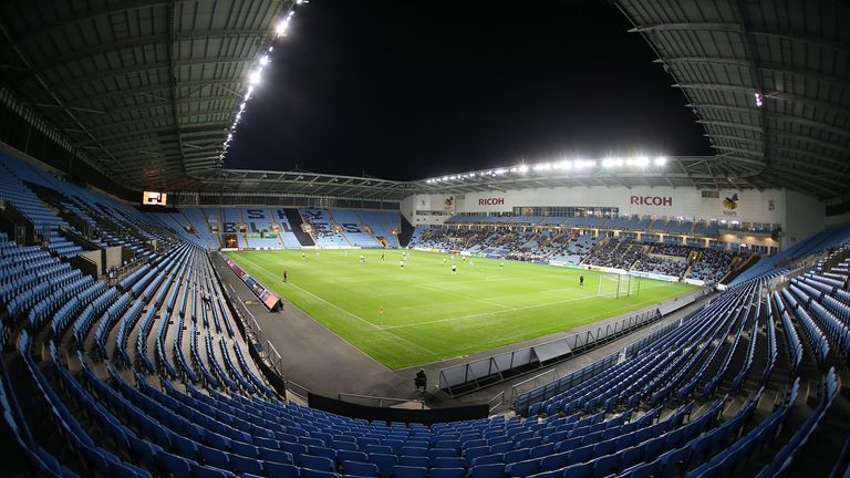 COVENTRY, ENGLAND - OCTOBER 04:  The Ricoh Arena during the EFL Checkatrade Trophy match between Coventry City and Northampton Town at The Ricoh Arena on O