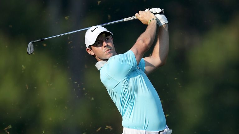 Rory McIlroy during the second round of the THE PLAYERS Championship on the Stadium Course at TPC Sawgrass