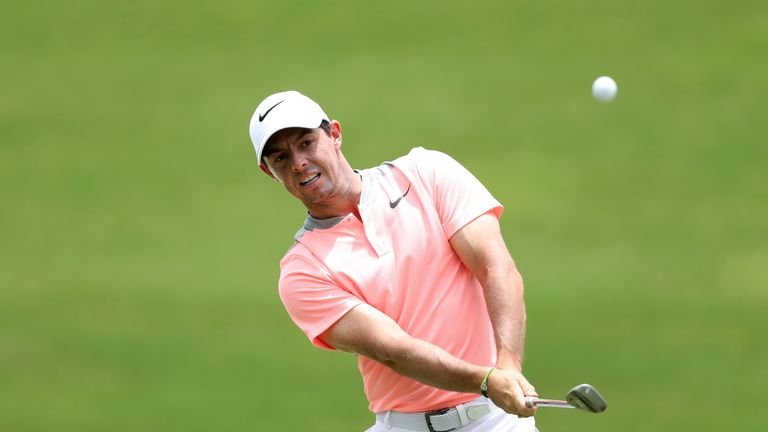 Rory McIlroy during the final round of the THE PLAYERS Championship on the Stadium Course at TPC Sawgrass