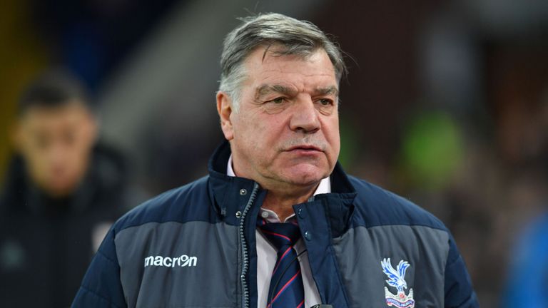 Crystal Palace's English manager Sam Allardyce arrives ahead of the English Premier League football match between Crystal Palace and Middlesbrough
