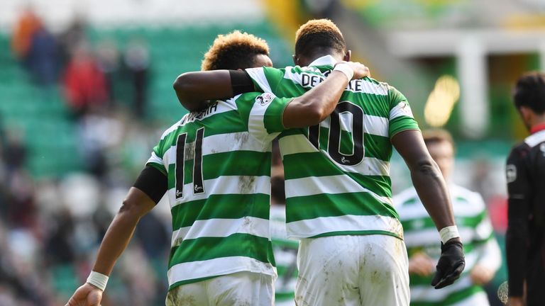 Moussa Dembele and Scott Sinclair (left) are two of the four nominees for the top award
