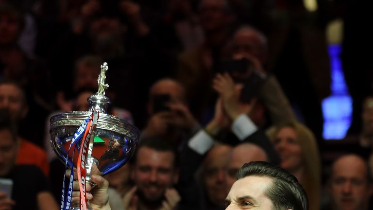 Mark Selby became just the fourth snooker player to successfully defend the World Championship title