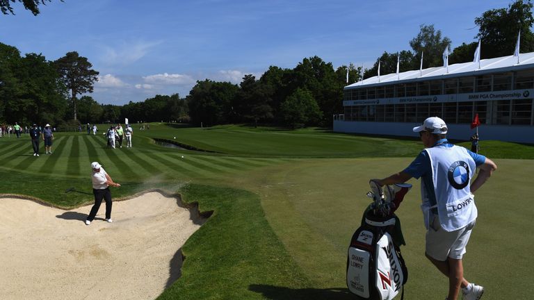 Shane Lowry during the BMW PGA Championship at Wentworth