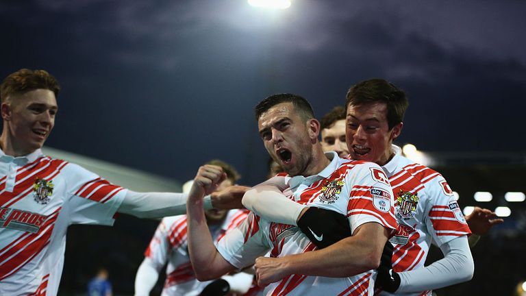 Stevenage are among the teams vying for a place in the play-offs