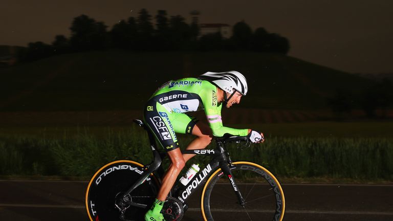 Stefano Pirazzi of Italy and Bardiani-CSF in action during the twelfth stage of the 2014 Giro d'Italia