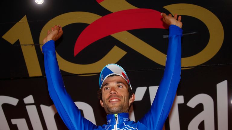 Thibaut Pinot is now third overall - and with a chance of Giro victory on Sunday