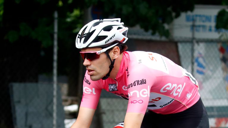 Tom Dumoulin during stage 13 of the 100th Giro d'Italia
