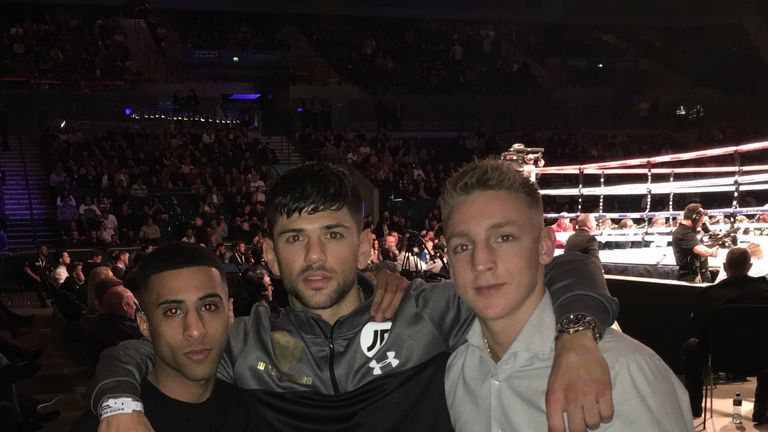 Galal Yafai, Joe Cordina and Jack Bateson