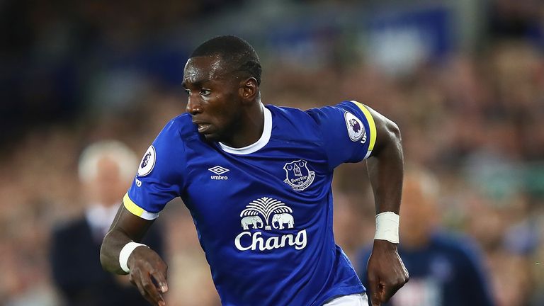 Yannick Bolasie during Everton's Premier League match with Crystal Palace at Goodison Park