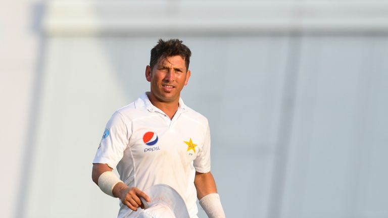 Yasir Shah of Pakistan took 6 West Indies wickets for 90 runs