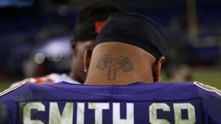 BALTIMORE, MD - NOVEMBER 10: Wide receiver Steve Smith #89 of the Baltimore Ravens looks on after the Baltimore Ravens defeated the Cleveland Browns 28-7 a