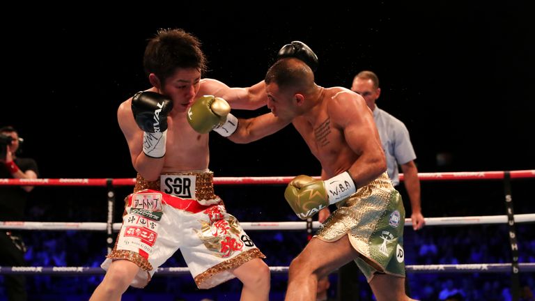 THE HOMECOMING PROMOTION
BARCLAYCARD ARENA,
BIRMINGHAM
PIC;LAWRENCE LUSTIG
WBA Super-Flyweight World Championship, KAL YAFAI v SUGURU MURANAKA
