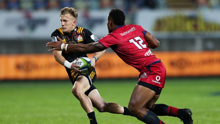 Damian McKenzie kicked 16 points in New Plymouth