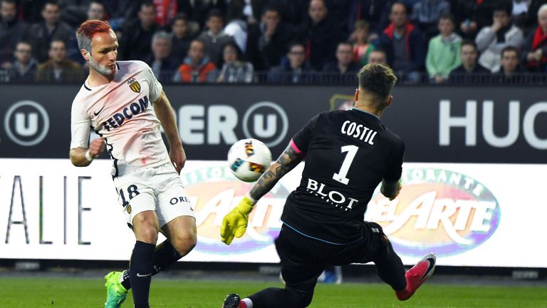 Monaco striker Valere Germain