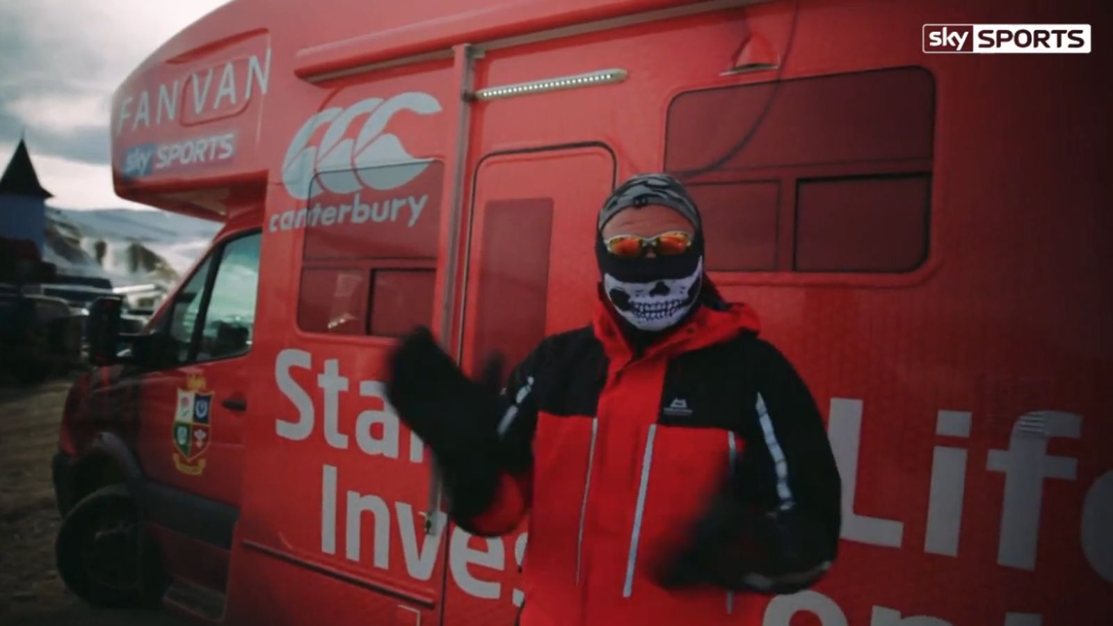 British & Irish Lions #FANVAN: Scott Quinnell and team go skiing ...