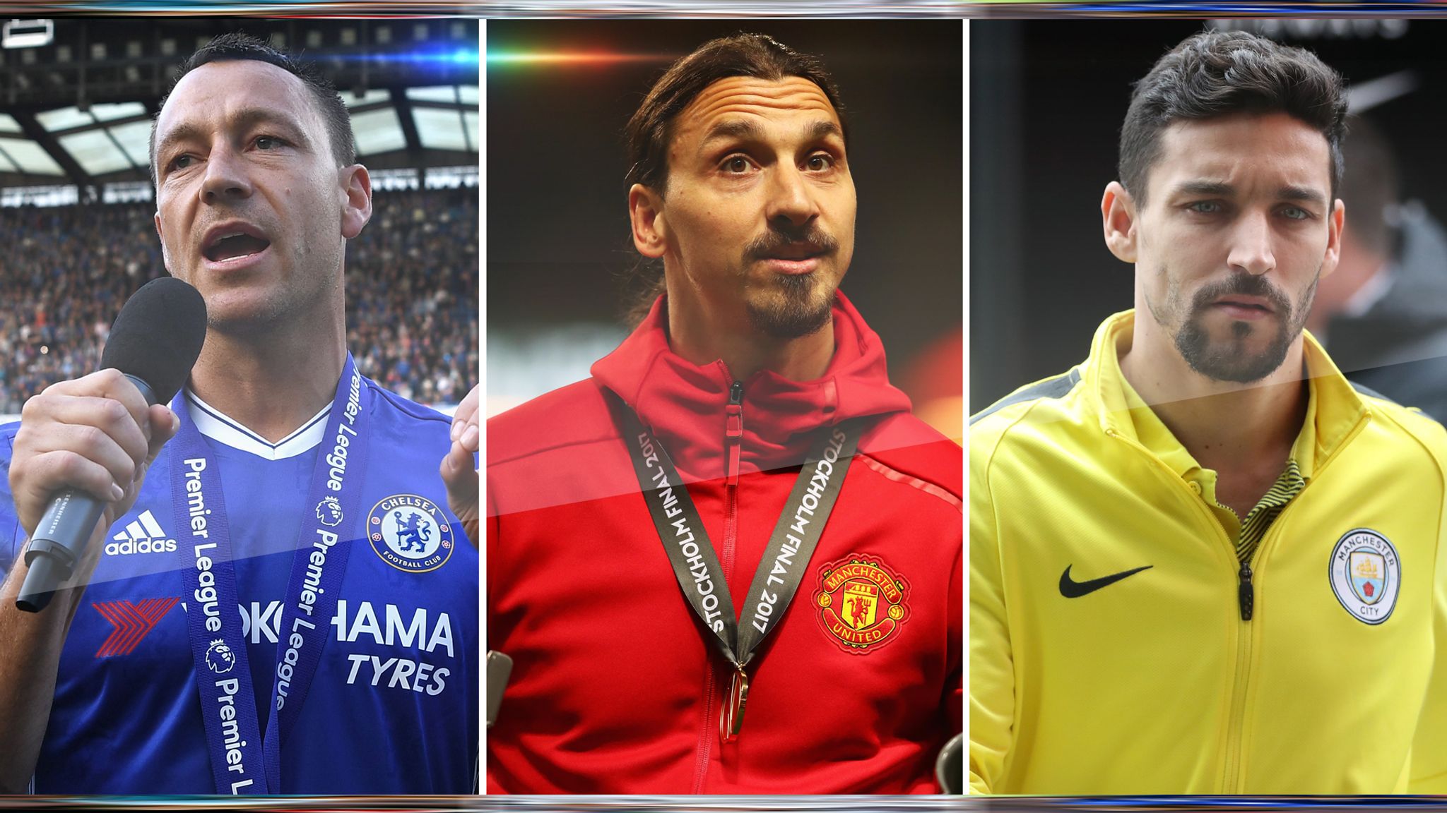 Premier League free agents John Terry, Zlatan Ibrahimovic, Jesus Navas
