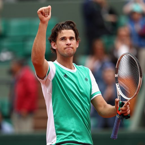 Thiem stuns Djokovic in Paris