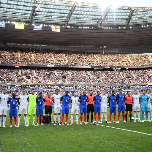 WATCH: Tributes at France v England