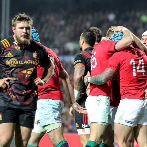 Four-try Lions maul Chiefs